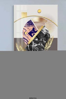 File ảnh File tranh hiện đại pha lê gương KF80701 (gốc) cho trang trí nội thất