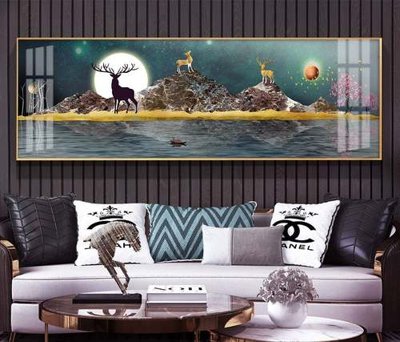 File gốc File tranh hiện đại pha lê gương KF80713 (phong cách) cổ điển