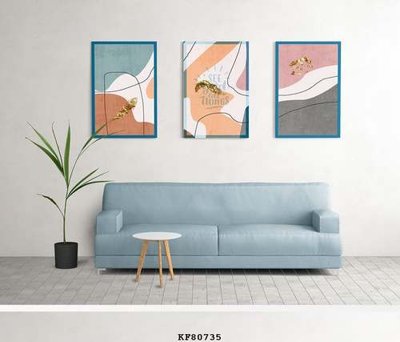 File in ấn File tranh hiện đại pha lê gương KF80735 (bản gốc) cao cấp