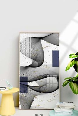 File PSD File tranh hiện đại pha lê gương KF80753 (chất lượng in ấn)