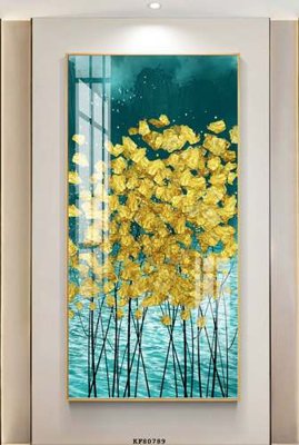 File tranh File tranh hiện đại pha lê gương KF80789 (gốc) in film