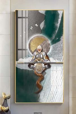 Chi tiết file ảnh File tranh hiện đại pha lê gương KF80793 sắc nét