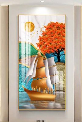 Tải file File tranh hiện đại pha lê gương KF80824 (PSD) cho in tranh kính