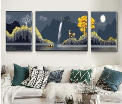 File gốc File tranh hiện đại pha lê gương KF80855 (bản quyền) cho in ấn