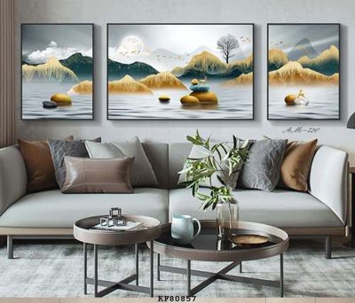 Download file tranh File tranh hiện đại pha lê gương KF80857 (file gốc PSD)