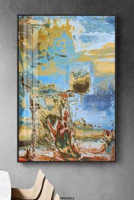 File PSD File tranh hiện đại pha lê gương KF80862 (bản gốc) cho nhà in