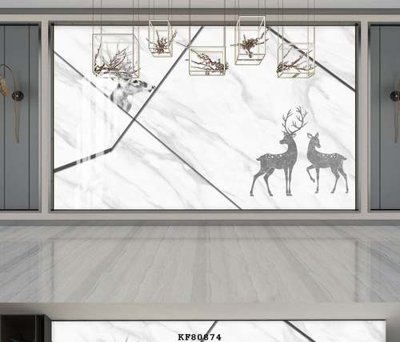 File gốc File tranh hiện đại pha lê gương KF80874 (cho in UV) siêu nét