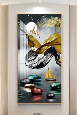Chi tiết file tranh tráng gương File tranh hiện đại pha lê gương KF80875 (ảnh gốc)