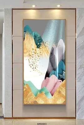Download file gốc File tranh hiện đại pha lê gương KF80883 (in mica) 3D