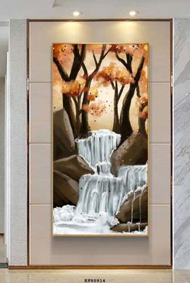 File PSD File tranh hiện đại pha lê gương KF80914 (chất lượng in ấn)