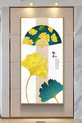 File gốc in tráng gương File tranh hiện đại pha lê gương KF80953 chi tiết