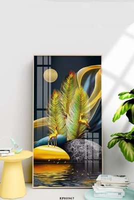 Tải file File tranh hiện đại pha lê gương KF80967 (ảnh gốc) 300dpi File tranh hiện đại pha lê gương KF80967