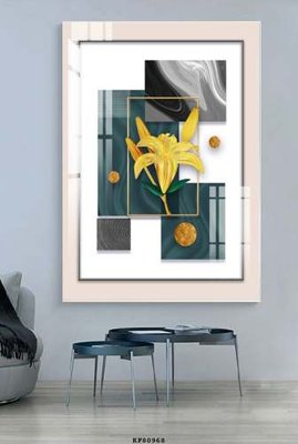 File tranh gốc File tranh hiện đại pha lê gương KF80968 (bản quyền) Filetranh.com