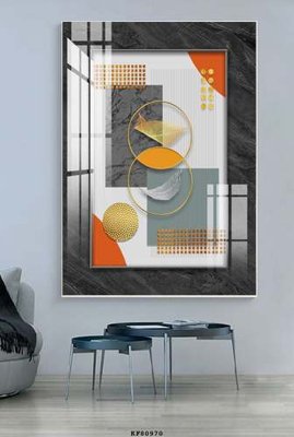 File gốc File tranh hiện đại pha lê gương KF80970 (cho in 3D) độc đáo