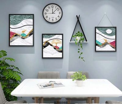 File gốc File tranh hiện đại pha lê gương KF80980 (phong cách) tối giản