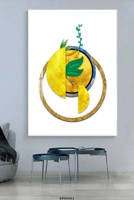 File tranh File tranh hiện đại pha lê gương KF80981 (gốc) in trên kính