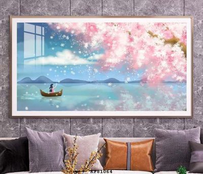 File ảnh File tranh hiện đại pha lê gương KF81064 (gốc) trang trí khách sạn