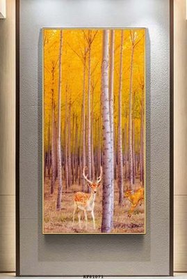 File gốc File tranh hiện đại pha lê gương KF81071 (in mica) làm bảng hiệu