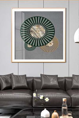 File tranh File tranh hiện đại pha lê gương KF81131 (gốc) chủ đề thành phố