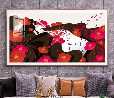 Tải file File tranh hiện đại pha lê gương KF81150 (gốc) chủ đề tôn giáo