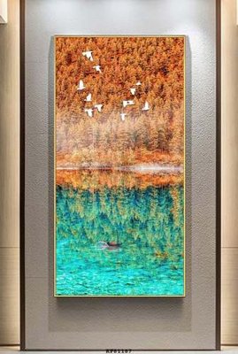 File gốc in ấn File tranh hiện đại pha lê gương KF81187 chất lượng vượt trội