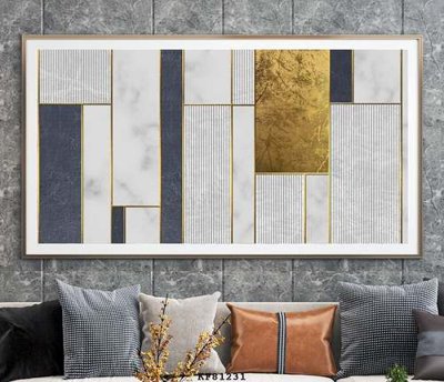 Ảnh mô tả file gốc in mica File tranh hiện đại pha lê gương KF81231