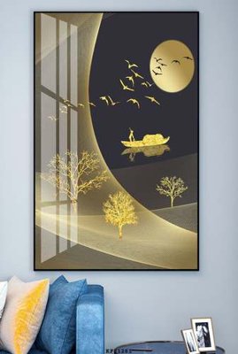 File tranh File tranh hiện đại pha lê gương KF81281 (gốc) in film