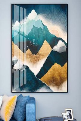 File ảnh File tranh hiện đại pha lê gương KF81304 (gốc) in Hiflex