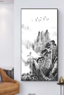 Ảnh mô tả file gốc in mica File tranh hiện đại pha lê gương KF81381