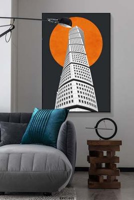 File gốc File tranh hiện đại pha lê gương KF81405 (PNG) trong suốt (transparent)