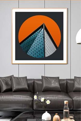 File gốc File tranh hiện đại pha lê gương KF81407 (in 3D) cho trang trí