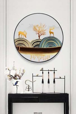 File gốc File tranh hiện đại pha lê gương KF81430 (in lụa) tranh phong thủy