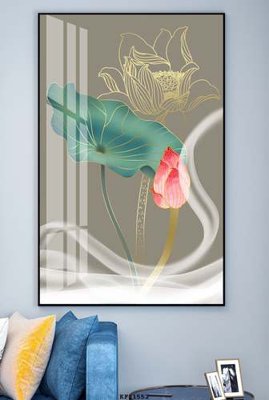 File gốc File tranh hiện đại pha lê gương KF81552 (in mica) trang trí