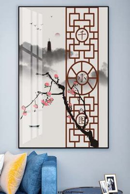 File gốc File tranh hiện đại pha lê gương KF81558 (trang trí) cho phòng khách