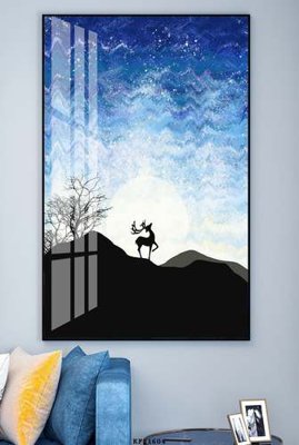 File gốc File tranh hiện đại pha lê gương KF81604 (cho in 3D) độc đáo