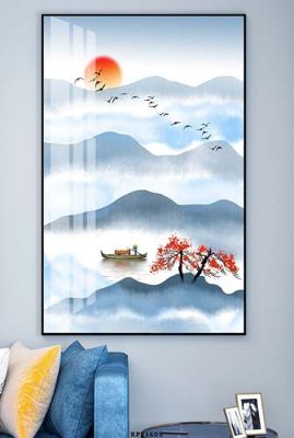 Download file File tranh hiện đại pha lê gương KF81609 (chuẩn in) File tranh hiện đại pha lê gương KF81609