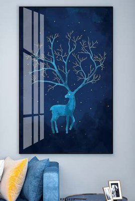 Ảnh gốc File tranh hiện đại pha lê gương KF81629 (siêu chi tiết) để in ấn