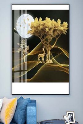 File gốc File tranh hiện đại pha lê gương KF81646 (dành cho trang trí nội thất)