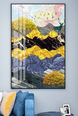 Tải file File tranh hiện đại pha lê gương KF81669 (gốc) chủ đề tôn giáo