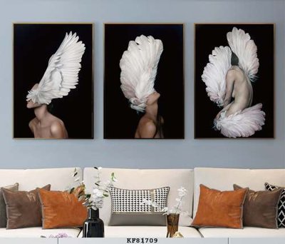 File in ấn File tranh hiện đại pha lê gương KF81709 (bản gốc) chất lượng cao