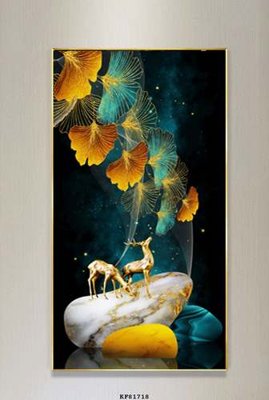 File gốc File tranh hiện đại pha lê gương KF81718 (PNG) nền trong suốt