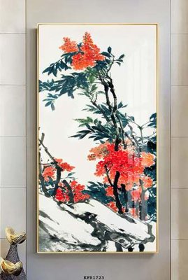 File gốc File tranh hiện đại pha lê gương KF81723 (dành cho trang trí nội thất)