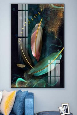 File ảnh File tranh hiện đại pha lê gương KF81926 (gốc) cho trang trí nội thất