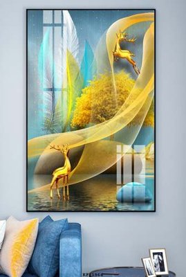 Mua file tranh gốc File tranh hiện đại pha lê gương KF81964 tại Filetranh.com