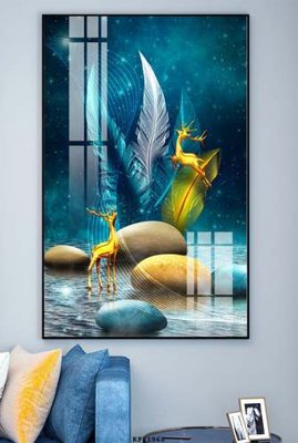 File gốc File tranh hiện đại pha lê gương KF81968 (cho in ấn) từ kho Filetranh