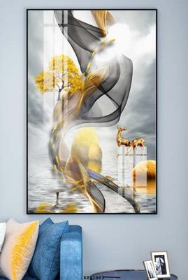 File in mica File tranh hiện đại pha lê gương KF81983 (ảnh gốc) đẹp