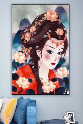 Tải file File tranh hiện đại pha lê gương KF81997 (ảnh gốc) file AI/EPS