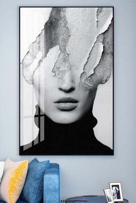 File gốc File tranh hiện đại pha lê gương KF82006 (in ấn) màu sắc trung thực