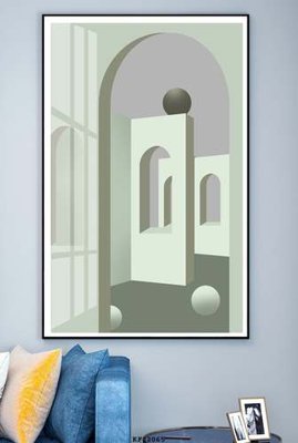 File PSD File tranh hiện đại pha lê gương KF82065 (bản gốc) đã tách nền