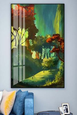 File ảnh File tranh hiện đại pha lê gương KF82075 (gốc) in Hiflex